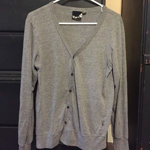 Gray cardigan