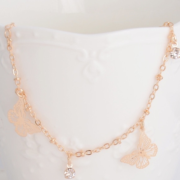 Butterfly Anklet - Picture 2 of 3