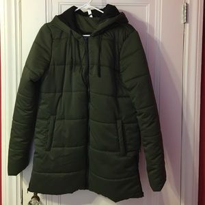 Green Fabletics coat