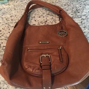 EUC Michael Kors Leather hobo style purse.