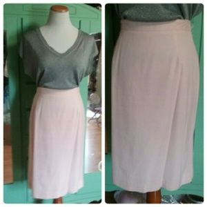 VINTAGE Pink Pencil Skirt