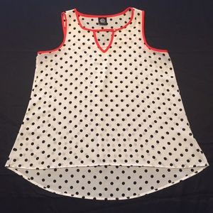 🎉Final Price Drop🎉Sheer White/Black/Red Tank M