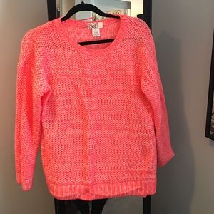 Hot pink sweater
