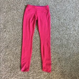 Prana pink athletic leggings
