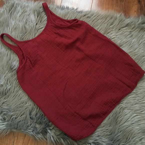 Anthropologie Tops - Cloth & Stone Red High-Lo Tank Anthropologie Tops - Cloth & Stone Red High-Lo Tank