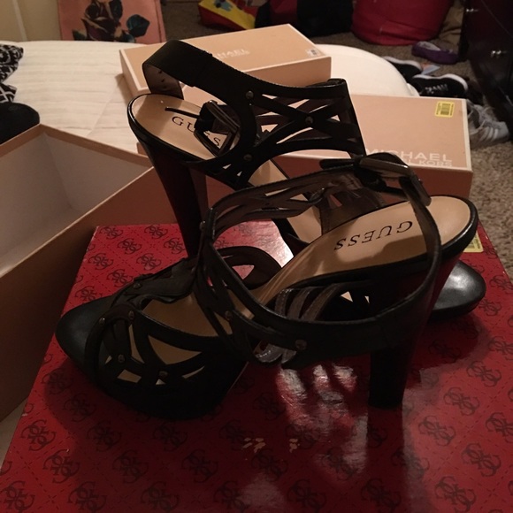 Flirty Black Sandal - Picture 2 of 4