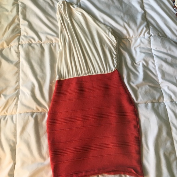 One shoulder mini dress