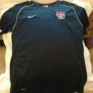 Nike boys youth US soccer dri-fit shirt