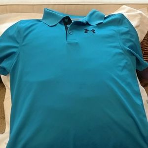 Under Armour Boys XL Blue Polo