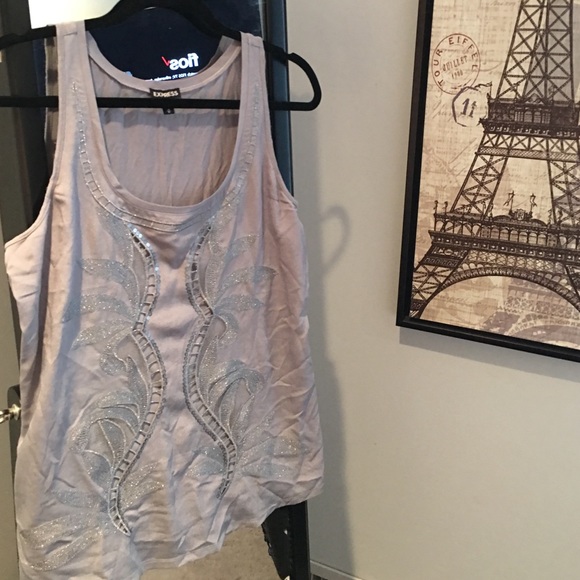 Sparkle✨ gray blouse