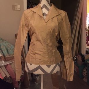 Casual Corner gold blouse.