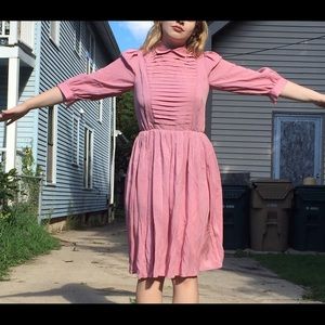 VINTAGE DOLL PLEATED DRESS size 2