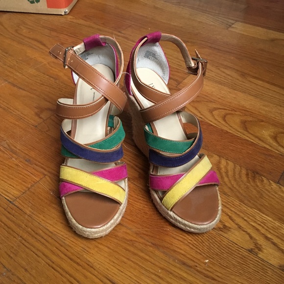 INC International Concepts Shoes - INC Colorful Strappy Wedge Heel/Espadrilles