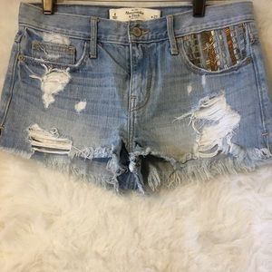 ABERCROMBIE & FITCH sequin shorts