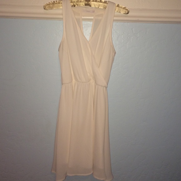 Cream short dress