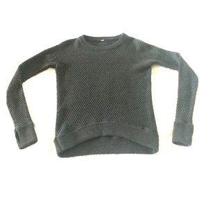 Lululemon high-low knit sweater