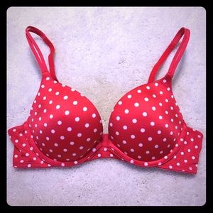 Very Sexy bra by VS Red with white polkadot