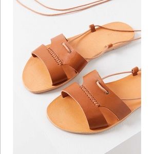 Urban outfitters lace up sandals