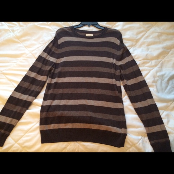 Brown & Tan striped sweater