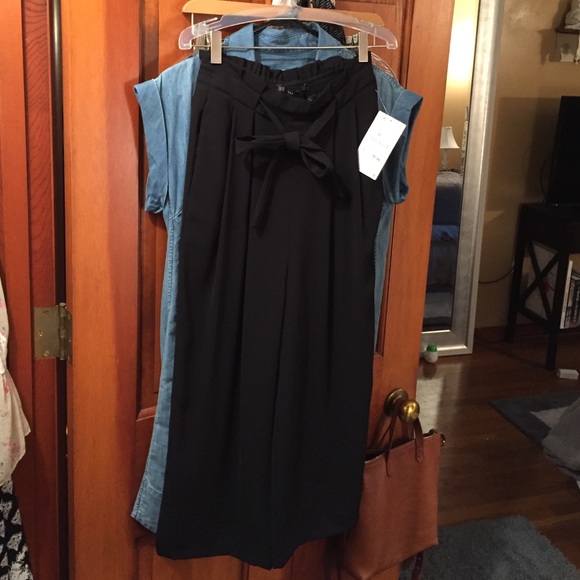 Silk cropped Zara pant