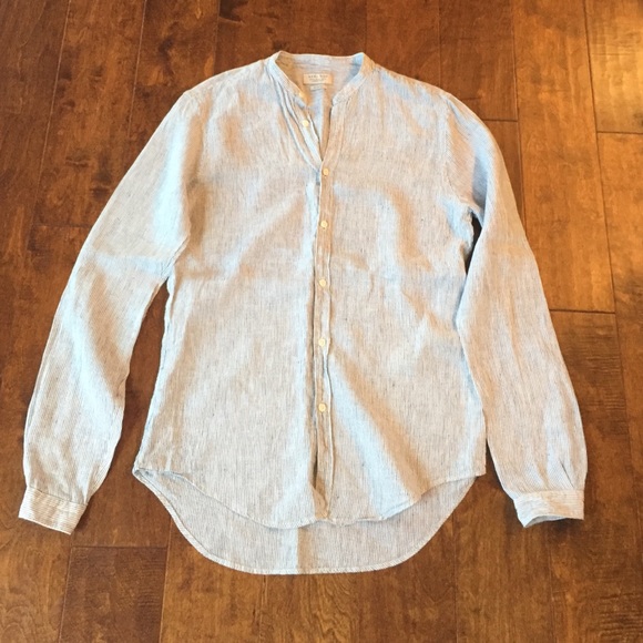 Men's Zara Striped Button Down