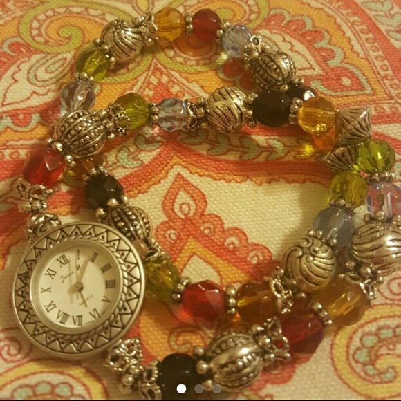 Beaded watch