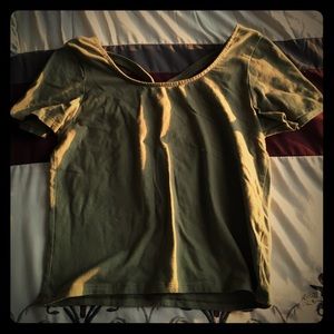 Tight fitted crop top