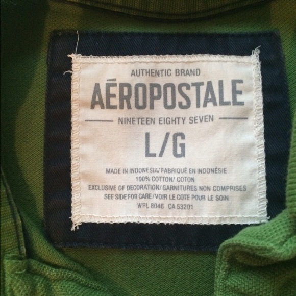 Aeropostale Green Polo - Picture 3 of 3