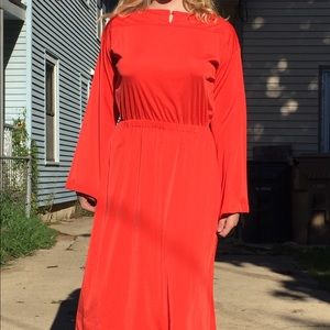 BLOOD ORANGE VINTAGE GOWN