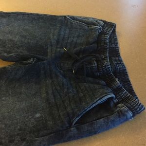 Joggers that look like denim