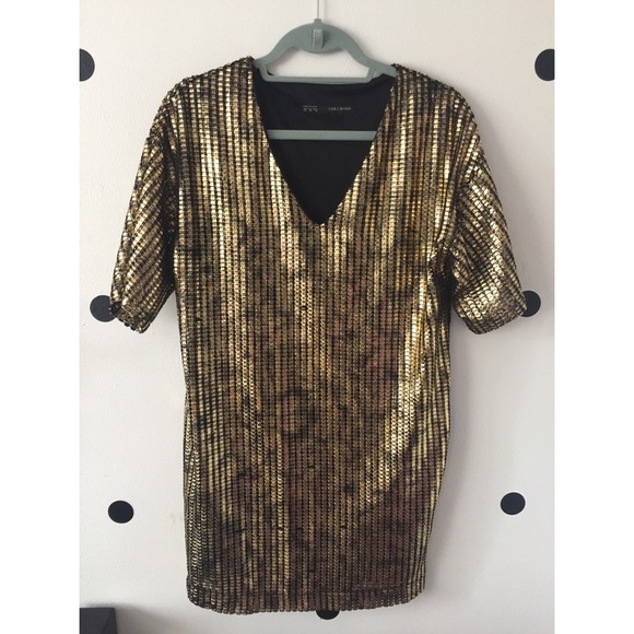 Zara cocktail dress with pockets