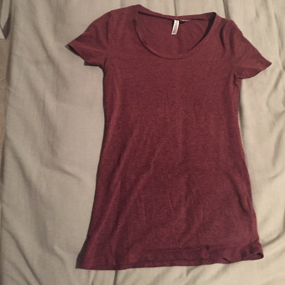 Maroon h&m shirt