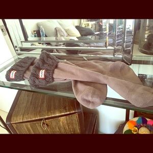 Hunter boots Fleece welly socks
