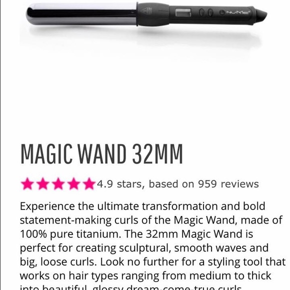 NUME 32mm curling wand