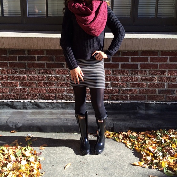 Striped body-con dress