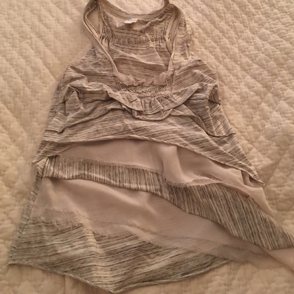 Anthropologie racer back tank