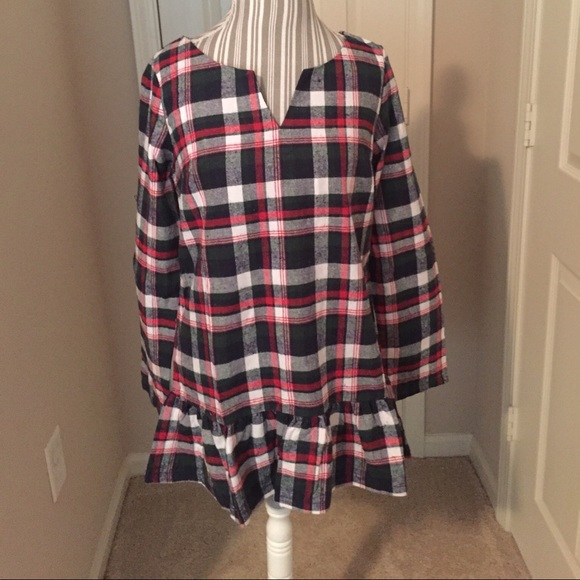 NOT AVAILABLE  10/1 HPPlaid Tunic - Picture 2 of 4