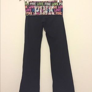 VS PINK multi color yoga pants