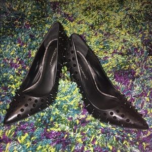 Black BCBGeneration Spike Heels