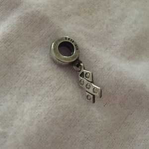 Breast Cancer Charm ALE 925