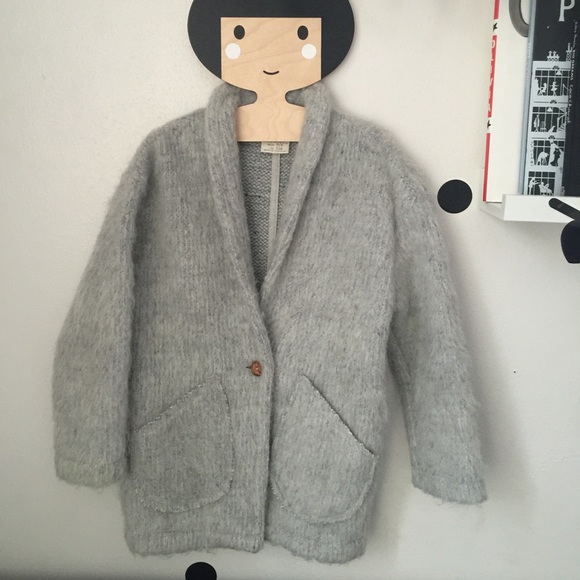 Zara girls blazer wool coat