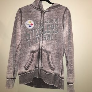 Pittsburgh Steelers burnout jacket
