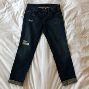J Brand Distressed Boyfriend Jeans