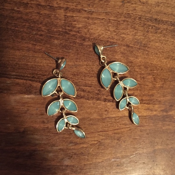Pretty mint earrings
