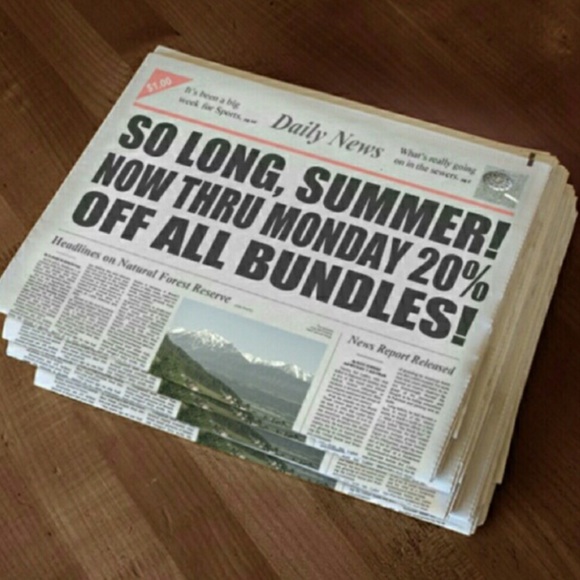 20% OFF ALL BUNDLES! Labor Day Sale