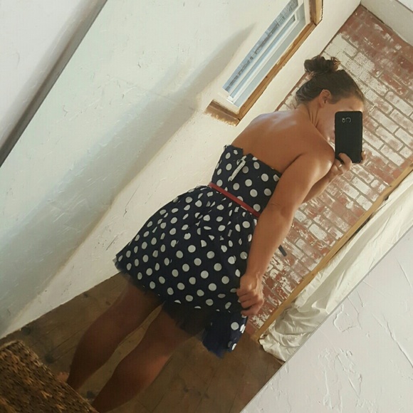 🚫SOLD!!!:)🚫Love Culture Polkadot Party Dress - Picture 4 of 4