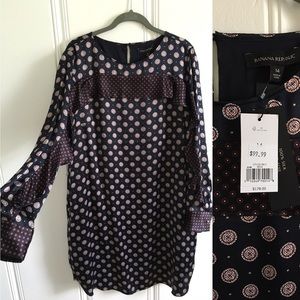 SALE! Silk Banana Republic dress with print.