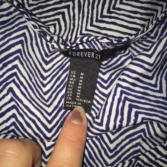 Black and white patterned top