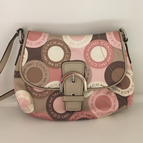 Designer COACH cross body purse