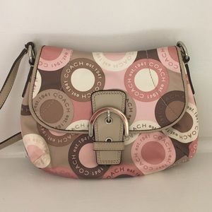 Designer COACH cross body purse